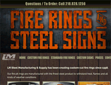 Tablet Screenshot of fire-rings.com